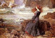 John William Waterhouse Miranda oil painting reproduction